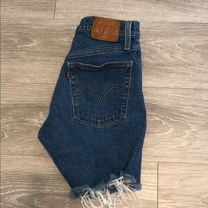 Levi Strauss & Co. Blue Denim Cutoff Shorts